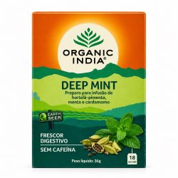 CHA DEEP MINT 18 SACHES  36G ORGANIC INDIA